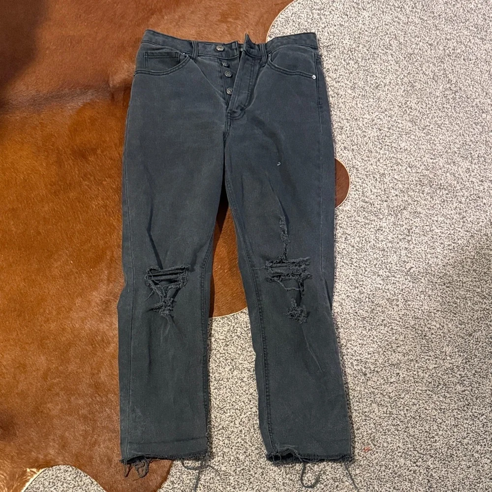 Wild Fable Black Distressed Jeans - Picture 1 of 2